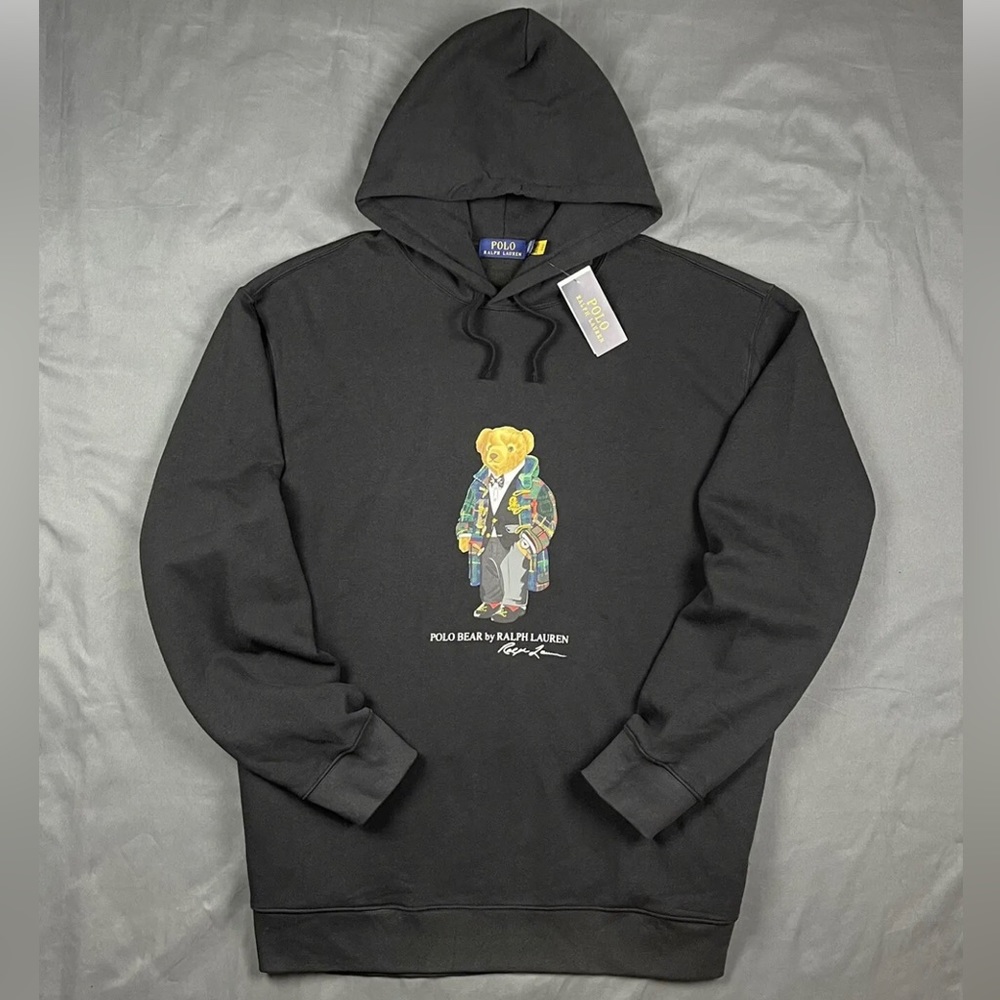 Polo Ralph Lauren Polo Bear Hoodie Duffle Coat Bear Hooded Sweatshirt